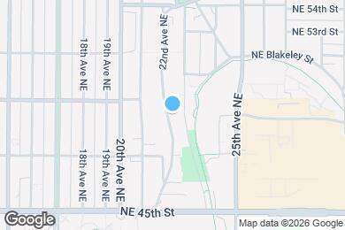 Map image of the property - 4746 22nd Ave NE