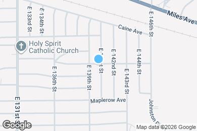 Map image of the property - 4382 E 141st St
