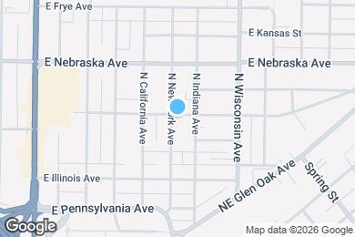 Map image of the property - 602 E Ravine Ave