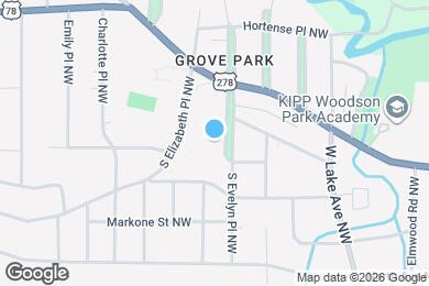 Map image of the property - 628 S Evelyn Pl NW