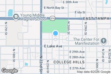 Map image of the property - 2408 E 31st Ave