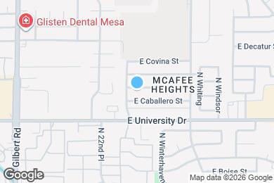 Map image of the property - 2333 E Camino St