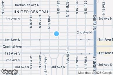 Map image of the property - 3815 1st Avenue North