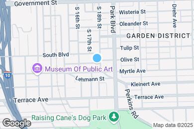 Map image of the property - 1736 Olive St