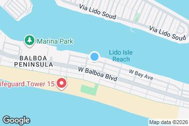 Map image of the property - 1317 W Bay Ave