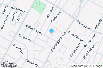 Map image of the property - Oaks Apartments