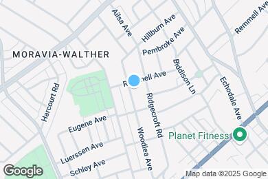 Map image of the property - 3804 Woodlea Ave