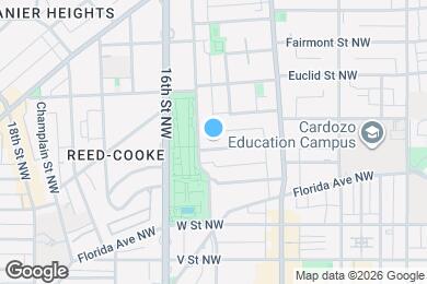 Map image of the property - 1457 Chapin St NW