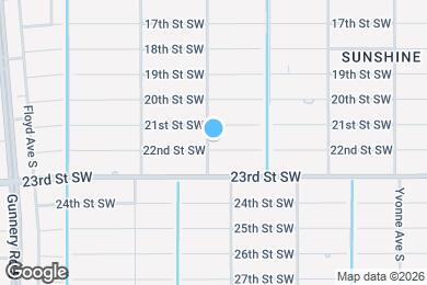 Map image of the property - 4016 22nd St SW