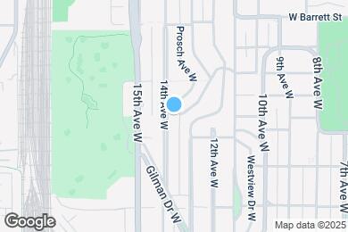 Map image of the property - 2625 13th Ave W