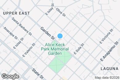 Map image of the property - 1524 Garden St