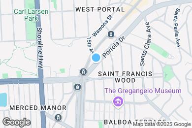 Map image of the property - 1650 Portola Dr
