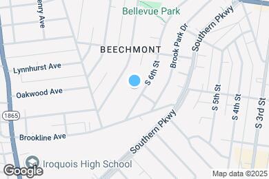 Map image of the property - 4832 S 6th St