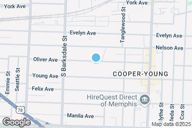 Map image of the property - 1995 Oliver Ave