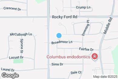 Map image of the property - 1966 Broadmoor Ln