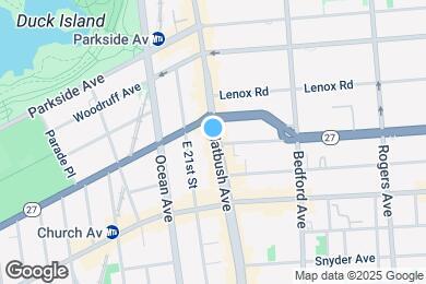 Map image of the property - 836 Flatbush Ave