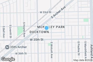 Map image of the property - 1920 W 34th Pl