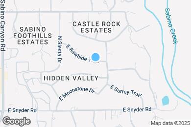 Map image of the property - 8250 E Rawhide Trail