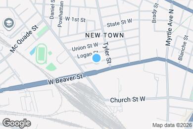 Map image of the property - 1534 Morgan St