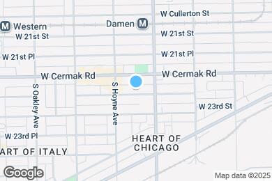 Map image of the property - 2028 W 22nd Pl
