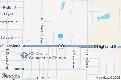 Map image of the property - 507 N Roosevelt Ave