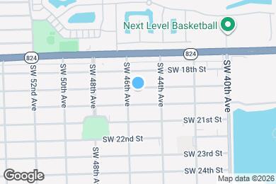 Map image of the property - 4510 SW 19th St