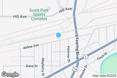 Map image of the property - 2038 Airline Ave