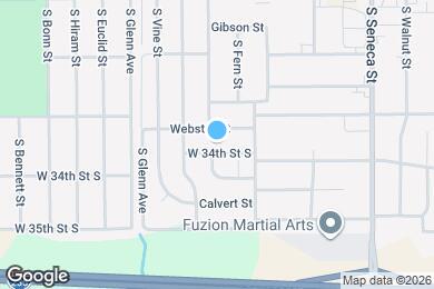Map image of the property - 1620 W 34th St S