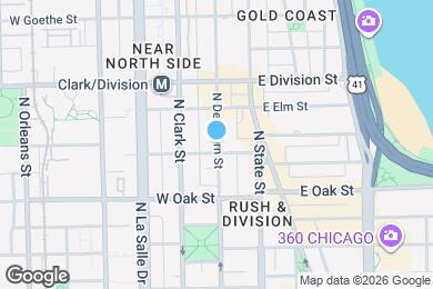Map image of the property - 1111 N Dearborn St
