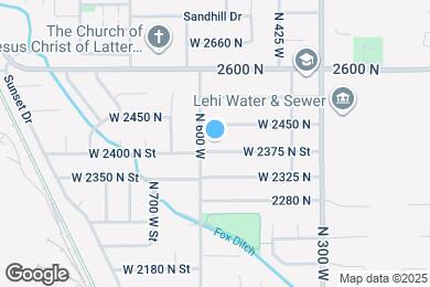Map image of the property - 570 W 2375 N St