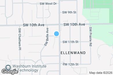 Map image of the property - 1030 SW Amhurst Ct