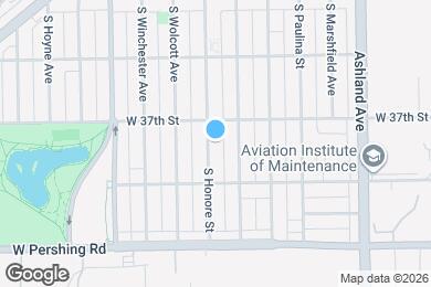 Map image of the property - 3721 S Honore St