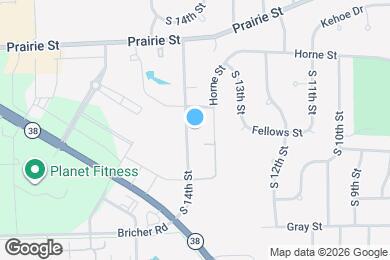 Map image of the property - 1414 S 14th St
