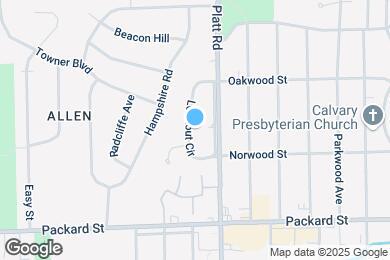 Map image of the property - 2715 Lookout Cir