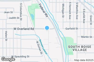 Map image of the property - 1805 W Overland Rd