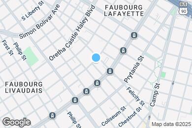 Map image of the property - 1818 Carondelet St