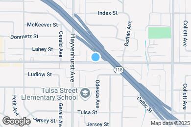 Map image of the property - 16508 San Fernando Mission Blvd