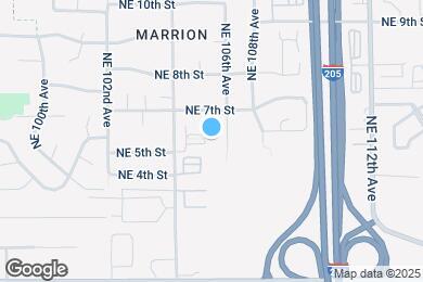 Map image of the property - 10447 NE 5th Cir