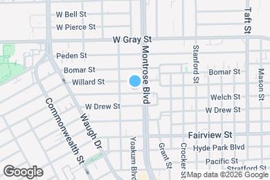 Map image of the property - 1112 Welch St