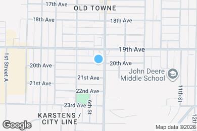 Map image of the property - 546 20th Ave