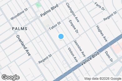 Map image of the property - 3663 Vinton Ave