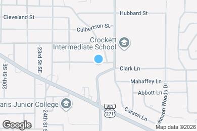 Map image of the property - 2598 Clark Ln