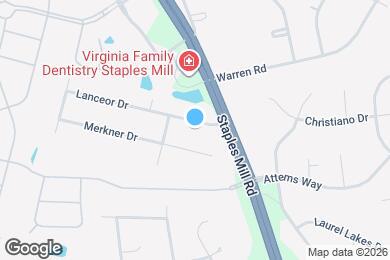 Map image of the property - 3307 Lanceor Dr