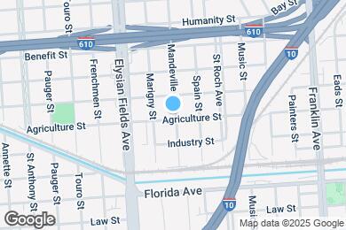 Map image of the property - 2904 Mandeville St