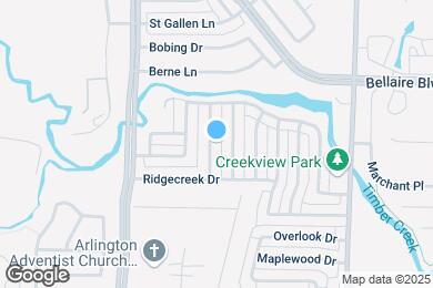 Map image of the property - 1717 Shady Creek Dr