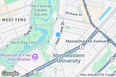 Map image of the property - 149 Hemenway St