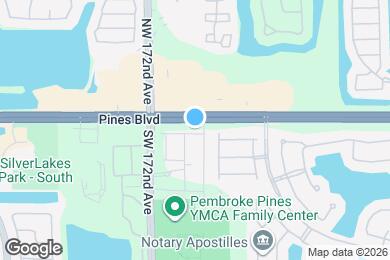 Map image of the property - 17025 SW 1st St
