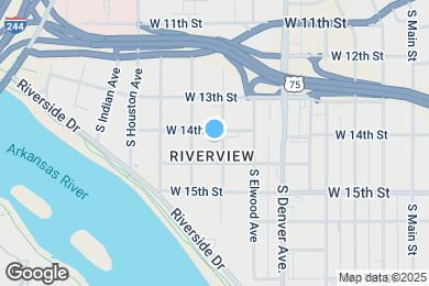 Map image of the property - 1410 S Frisco Ave