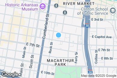 Map image of the property - 418 E 6th St