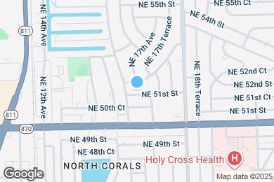 Map image of the property - 1521 NE 51st St